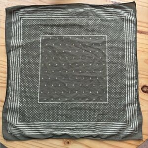 Imogene + Willie Olive Green Bandana NWOT